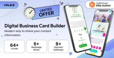 Infy vCard Saas : Digital Business Card Builder
